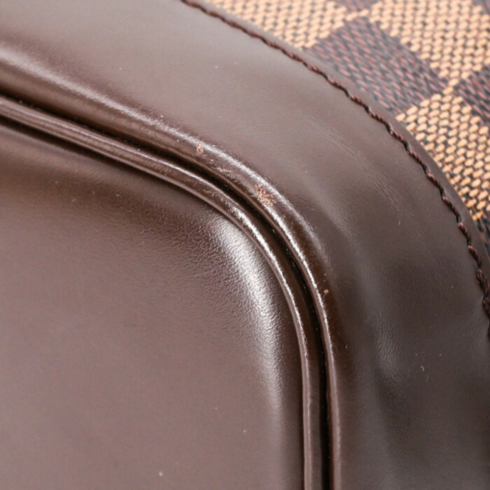 LOUIS VUITTON Authentic Brown Damier Canvas Backpack - Picture 6 of 16